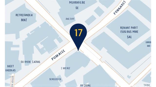 Carte de Paris indiquant l'emplacement de Maison Auto au 17 Rue des Lombards